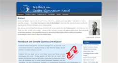 Desktop Screenshot of feedback-goethe.de