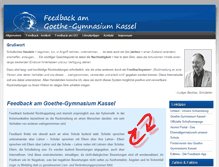 Tablet Screenshot of feedback-goethe.de